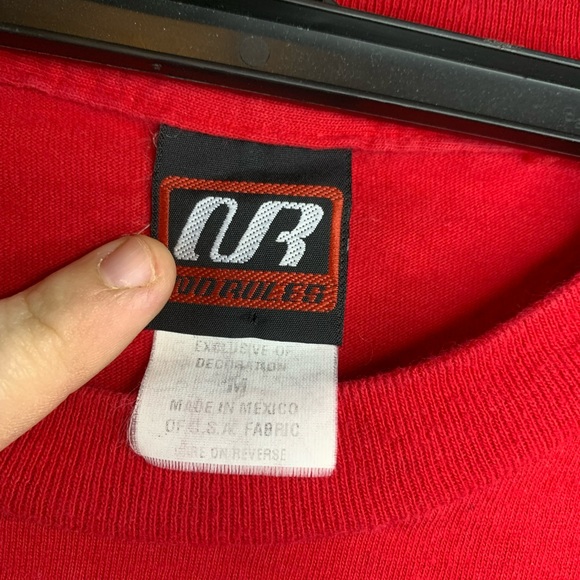 Y2K No Rules Boys Red Skater Shirt - Picture 5 of 6